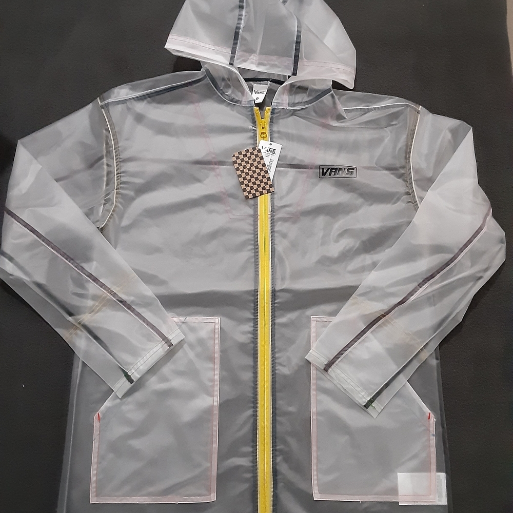 Vans Womens Raincoat Parka Jacket Hooded - Picture 10 of 11